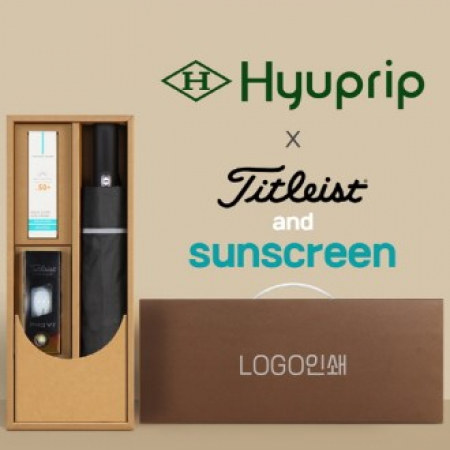 협립3단 60 슈퍼 거꾸로 완전자동우산 +선크림+타이틀리스트 골프공 3구-세트 #2