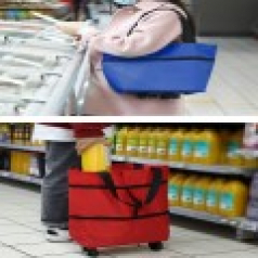 접이식장바구니 휴대용쇼핑카트 바퀴달린시장가방 휴대용장바구니 바퀴달린장바구니