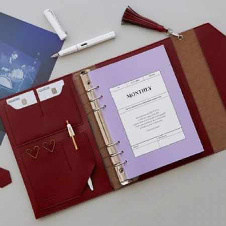 데일리 커버 클러치 6공 다이어리 #2