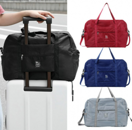 결합형 보스턴백 캐리어 여행용폴딩백 접이식 보조 가방 숄더백 핸드백 생활방수 #3