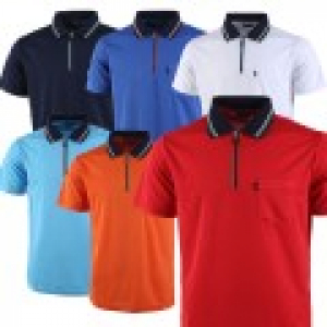 에어로쿨 지퍼 단체복 반팔