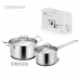 작은이미지: 퀸나 듀오 2종 냄비 스테인레스 세트 #3