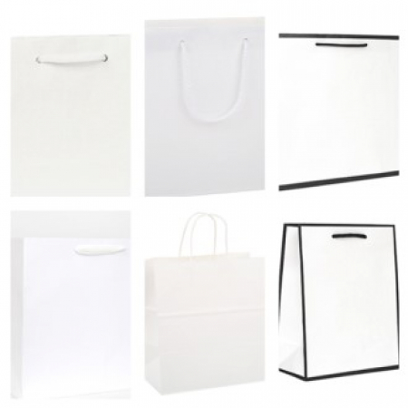 고급 흰색 쇼핑백 #2