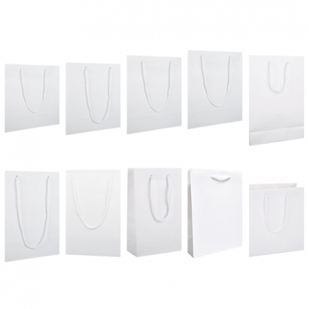 무광 흰색 쇼핑백 #3