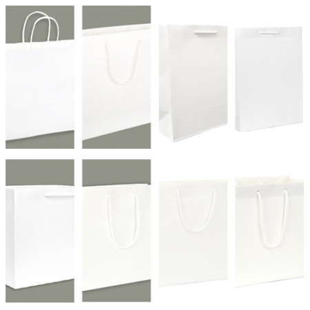 백색 크라프트 쇼핑백 #3