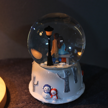 파인큐브 크리스탈 뮤직박스 스노우볼 오르골 #3