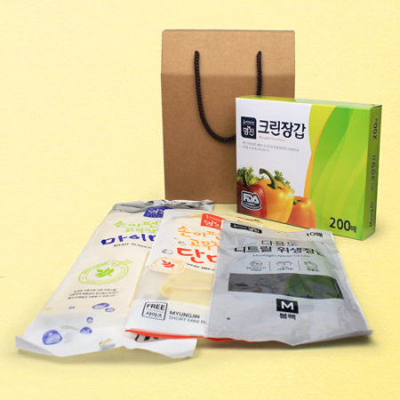 크린 위생장갑 200매 + 마이마이고무장갑+단미니고무장갑+니트릴장갑 #3