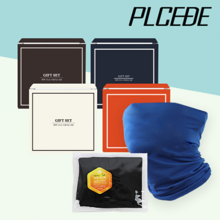 플씨드 라인 쿨토시 + 무지 쿨마스크 2종 세트 #2