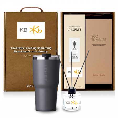레스쁘리 고급 마이티텀블러 세트 B (텀블러500ml+디퓨저120ml) #3