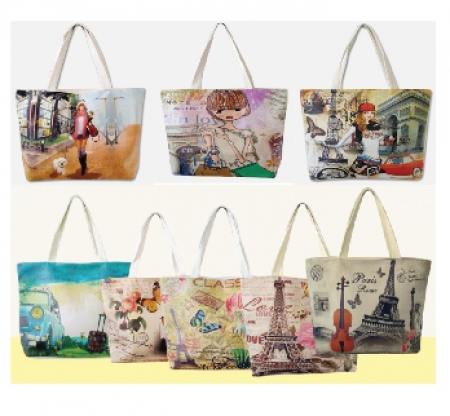 전사에코백 여성에코백 여성숄더백 컬러숄더백 면가방 #4