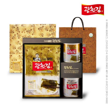 광천김 5호, 전장김20g5봉 재래캔김30g 파래캔김30g // 3대째달인 #4