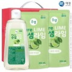 애경 순샘라임500용기 순샘300리필2P 3종