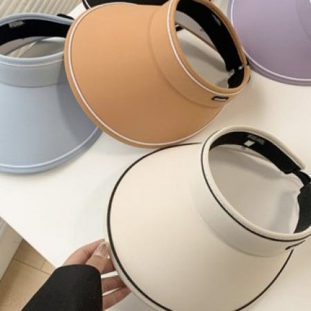 M055 자외선차단 모자 창넓은 썬캡 썬바이저 인쇄 주문제작 #2