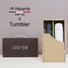협립 3단 엠보 수동 우산 + 모던 원터치 500ml 텀블러 세트