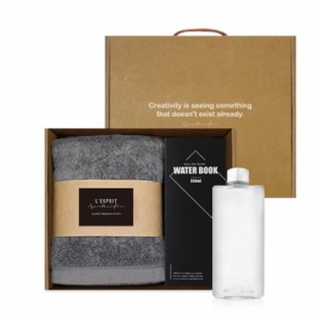 레스쁘리 스페셜 보틀세트 L (뉴 워터북 페트 350ml + 타올150g) #2