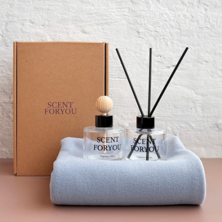FINE 센트포유 실내용+차량용디퓨저 120ml  + 국산담요세트 D55 #2
