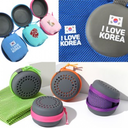 마카롱 휴대용타올 이중실키 쿨타올 스포츠타올 등산타월 #2