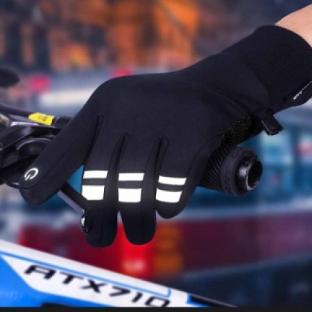 빛반사 바이크 방수 터치 장갑 미끄럼방지 (지퍼백포장) #2