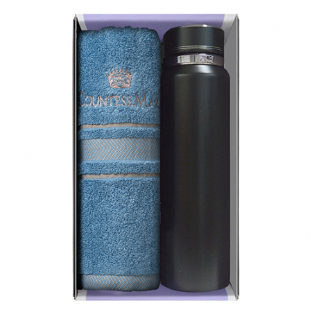 송월 프리미엄 선물 세트 (카운테스마라 센치40 1P + 프리미엄온도텀블러 600ml / 800ml / 1000ml 1P) #5