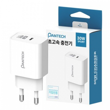 팬텍 GaN PD 30W C타입 1포트 가정용 초고속충전기 아답터 #2