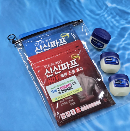 신신파스 5매입 1팩 핫파스 쿨파프(신신파프5매+바세린 50ml+자외선 차단 쿨토시) #3