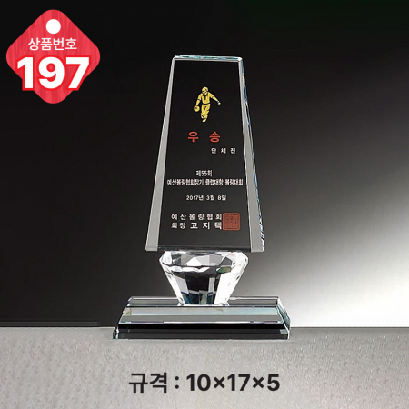 크리스탈 트로피 197 #3
