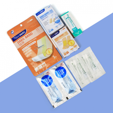 대일밴드 프리미엄 기획 24매+특대형5매 + 닥터스킨연고 + 알콜스틱스왑 + 멸균면봉 + 지퍼백 #3