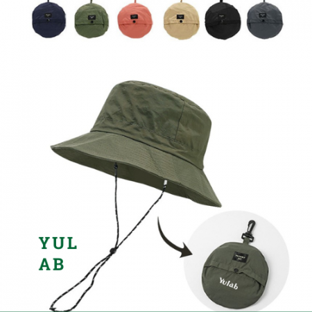 NEW 유랩 접이식 버킷햇 휴대용 낚시모자 등산모자 아웃도어 포켓 벙거지모자 초경량 방수모자 남녀공용 캠핑 운동 정글 패션모자 #3