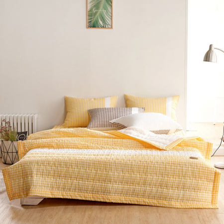 케이지 시어서커 시원한 여름이불 겸 스프레드+패드+베개커버 풀세트 싱글 4색상 고급침구가방증정 #3