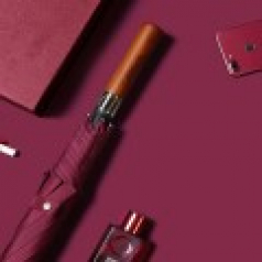 프리미엄 우드 골드 장우산