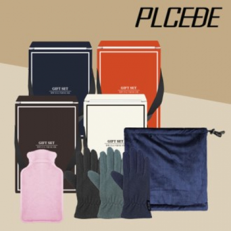 플씨드 코듀로이 넥워머 + 벨벳 코지 터치 장갑 + 다용도 손난로 3종 세트 #2