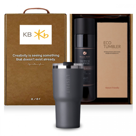 레스쁘리 고급 마이티텀블러 세트 H (텀블러500ml+더치커피) #3