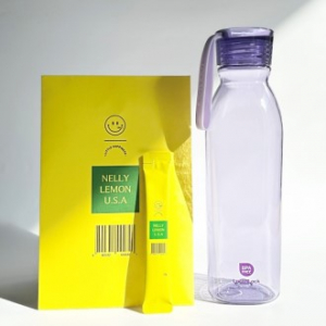 센트포유 넬리 레몬즙 스틱 + 락앤락 트라이탄 보틀 550ml 세트 NLB2