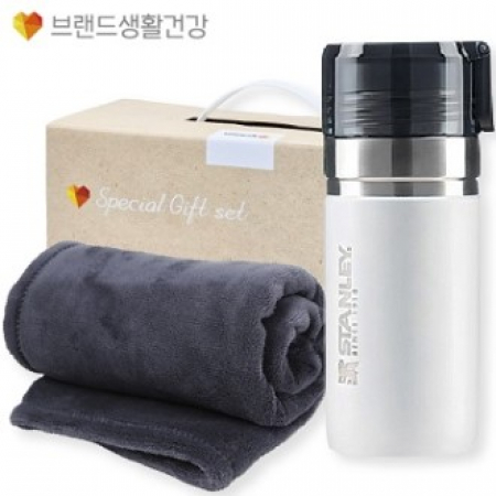 겨울방한(스탠리 고진공고보틀473ml+부드럽고 따뜻한담요) #2
