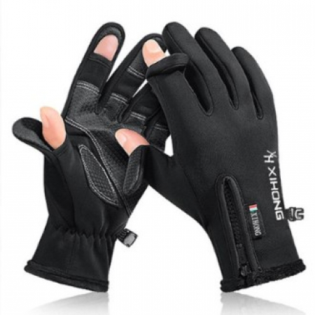 방수 핑거 장갑 미끄럼방지 빛반사 손가락 오픈 장갑 #2