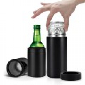 스텐 진공 캔쿨러 500ml 음료쿨러 맥주쿨러 보냉컵