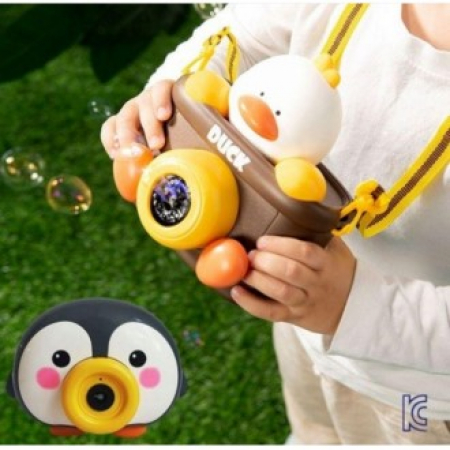 카메라 펭귄, 자동 비눗방울, 비누방울 버블건, 어린이 선물용 장난감 완구// 판촉용 #2