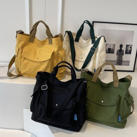 B183 스퀘어 데일리 백가방 캐주얼 크로스백 토트백 답례품 주문제작 인쇄 #3