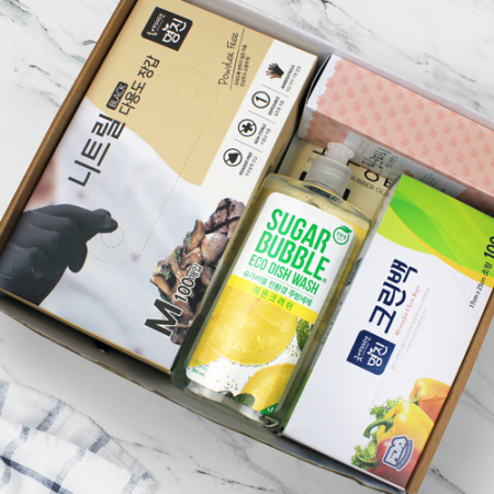 니트릴장갑100 과일나라 핸드크림 주방6종세트 #3