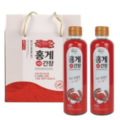 홍게 간장 500ml 2개 선물세트