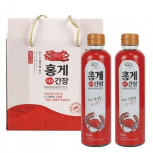 홍게 간장 500ml 2개 선물세트