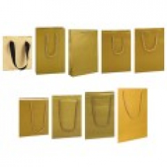 럭셔리 금색 쇼핑백