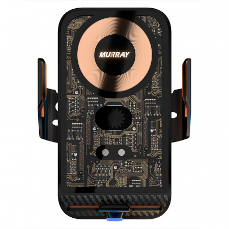 파인큐브 송풍구형 차량용 자동센서 스마트폰 고속무선충전거치대 블랙 mag30 #3