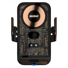 파인큐브 송풍구형 차량용 자동센서 스마트폰 고속무선충전거치대 블랙 mag30